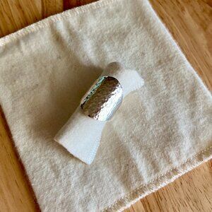 James Avery Hammered Oval Ring